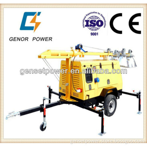 5kw to 25kw Light Tower Mounted Trailer